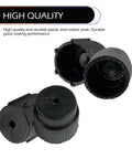 10 Pack Must Have Universal Car AC Valve Caps for High and Low Pressure Ports, durable black plastic caps with rubber seals