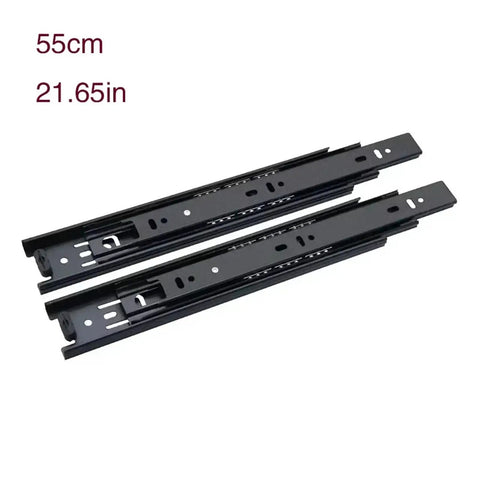 55cm (21.65in) Heavy Duty Drawer Slides Pair Built Tough For Bottom Mounted Concealed Installations