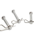 20 Piece Cotter Pin And R Clips Assortment Kit With Heavy Duty Zinc Plated Hair Pins Spring Fasteners And Hitch Pins Clips