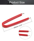 Heavy Duty IC Puller And Chip Extractor Kit Featuring Stainless Steel Construction And Insulated Vinyl Grip To Safely Remove Pin Components Without Static Nonsense Includes 5 Legit Essential Tools, showing red insulated tool measuring 105mm.