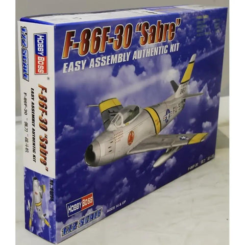 Box of F-86F-30 Sabre 1 To 72 Scale Aircraft Model Kit With Detailed Undercarriage Separate Speed Brakes One Piece Canopy