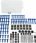 Universal Motorcycle Bolts Kit Screws Full Fairing Fasteners With Washers Clips Nuts 177 Pieces For Most Motorcycles shown