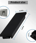 QO Circuit Breaker Filler Plates 10 Pack For Electrical Panels No Mess Install Dust Proof Shield Against Live Components Keeps Panels Safe And Neat Ideal For Replacement Regulatory Compliance And Debris Prevention In Home Or Workshop Electric Panels, 0.74 in black thermoset plastic