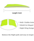 Archery Arrows Feathers 3 Inch Real Feathers Fletching With Shield Cut For DIY Hunting And Target Shooting Shafts 36 Pack