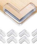 Baby Proofing Safety Corner Guards 8 Pack Clear Table Corner Protectors For Furniture Soft PVC Cushions Prevent Injuries