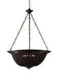 Heavy Duty Black Ceiling Pendant Light With Tassel Aluminum Chain Adjustable Hanging Chandelier For Vintage Cafe And Tea House Slick Finish in industrial style