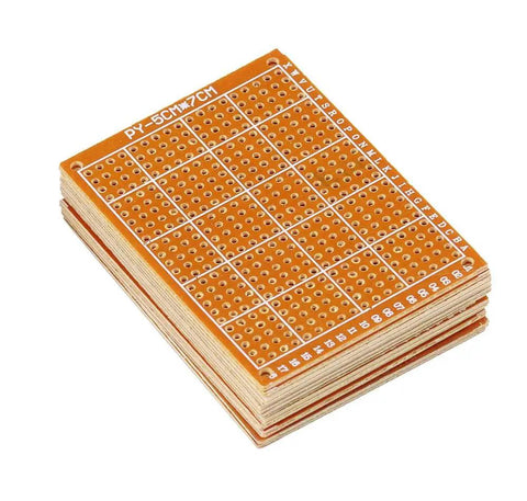 Stacked 50x70mm DIY Breadboard Kit With 432 Hole 1mm Protoboard For Prototyping Electronics On 94HB Bakelite PCB Board
