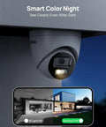 16 Channel 4K PoE Security System With Eight Outdoor 4K Cameras, 12MP NVR With 4TB HDD, AI Motion Detection, spotlight on wall