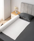 52 Inch Inflatable Toddler Bed Bumper Rail Guard With Safety Flap 2 Pack Non Slip Bed Rail Bumpers on bed