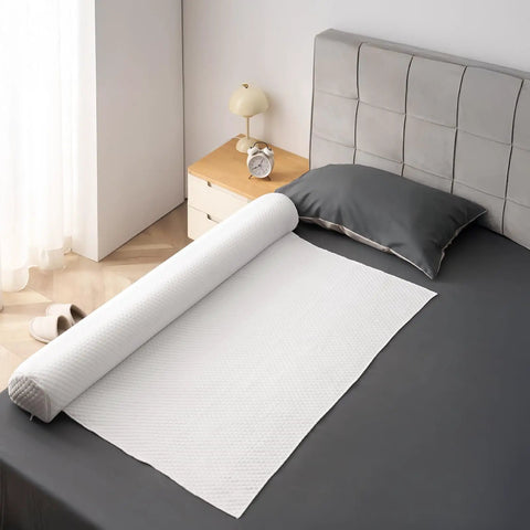 52 Inch Inflatable Toddler Bed Bumper Rail Guard With Safety Flap 2 Pack Non Slip Bed Rail Bumpers on bed