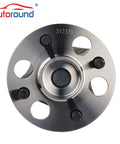 Rear Wheel Bearing And Hub Assembly 512370 for Toyota Yaris Prius C Scion IQ 4 lug with ABS Direct Fit top view
