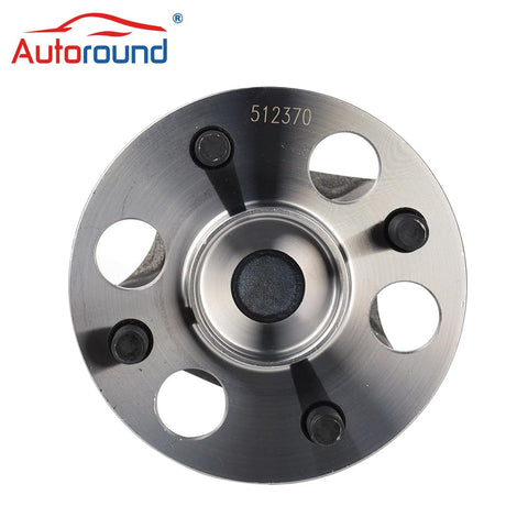 Rear Wheel Bearing And Hub Assembly 512370 for Toyota Yaris Prius C Scion IQ 4 lug with ABS Direct Fit top view