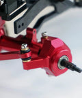 Close-up of Two Piece Steel Front Axle Drive Shaft CVD Set for Axial SCX24 C10 JLU Bronco Gladiator Deadbolt Upgrades Parts