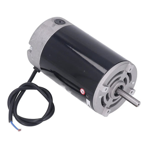 Heavy Duty Mini Lathe Motor Replacement 750W High Speed 6000RPM With M10 Shaft 40mm And 110V Iron Housing visible from the side.