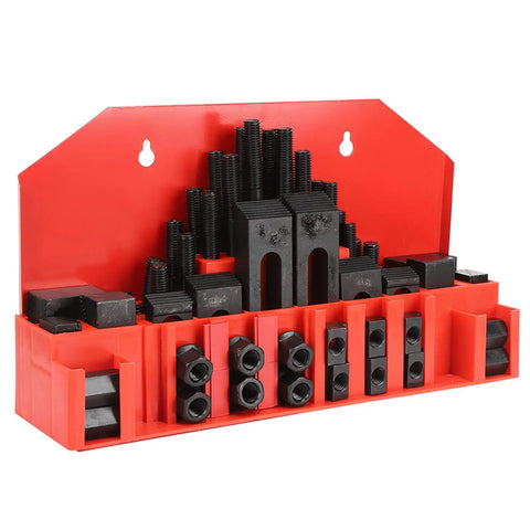 Heavy Duty M12 T Slot Clamp Kit Hold Down Clamp Set For Lathe And Milling Machines With Press Plate 14mm Table T Slot Fit