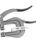 Deep Throat Sheet Metal Punch Kit With Six Die Sizes For Rivet Holes, Hand Punch Tool, durable construction, 5/8 inch jaw opening