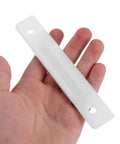 Slush Machine Scraper Blade Replacement Part For Commercial Ice Machines Pro Grade Heavy Duty Iron Blade Beige Color Easy Quick Install For Milk Tea Shops And Beverage Chains, beige blade in hand