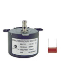110V 50KTYZ Synchronous Gear Motor, 6W Low Noise Slow Speed Reducer, CW CCW, 10 To 12 RPM, High Torque Electric Motor, capacitor
