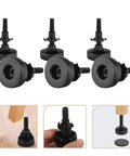 15Pcs Heavy Duty Furniture Levelers Replacement Metal Leveling Feet For Stable Installations On Uneven Floors, Eliminating Wobble, Vibration, And Noise With Smooth, Quiet Performance, black metal screw feet