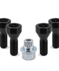 Premium Lug Wheel Studs Kit For Your BMW Z4 Z3 M6 M5 M3 135is 135i 128i Heavy Duty Car Wheel Bolts Bolt Set Replacement OEM 36136786419 Reliable And Tough, black steel studs with lock key