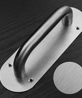 8 Inch Gate Handle Door Pull And Push Plate For Outdoor Gate Fence Garage Doors Plastic Aluminum Fire Doors French Doors Stainless Steel Brushed Nickel With Built To Last Stainless Construction And A Smooth Hand Brushed Finish For Easy Pull And Push.