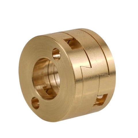 Upgrade Your 3D Printer With This Super Smooth 16mm Oldham Coupling For T8 Z Axis Lead Screw To Curb Printing Swing And Boost Layer Accuracy, brass