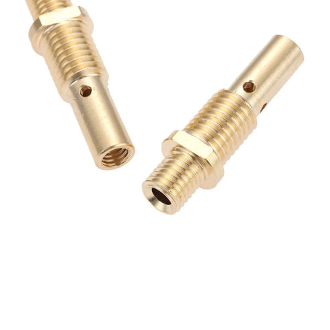 Top Tier Mig Welding Gun Kit Featuring 0.023 Inch Tips, Nozzles And Diffusers For Lincoln Magnum Tweco copper nozzles details.