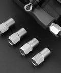 Top Tier Stainless Steel Brake Hose Fitting Bolts For Mountain Bike That Resist Rust And Provide Stable High Pressure Stopping Power So You Can Ride Hard Without Worrying About Safety Or Maintenance Hassles, silver threaded fittings