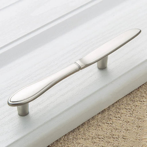 3 Piece Funny Knife Spoon Fork Shape Cabinet Pulls Set For Kitchen Cupboard And Drawer Handles With 3 Inch Center Hole Zinc Alloy