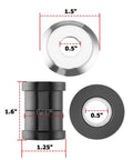 Harley Handlebar Riser Damper Bushing Kit For Sportster 1973 To 2023 Softail Dyna FXR 1973 To 2017 Heavy Duty Polyurethane And Stainless Steel Construction Delivers Vibration Reduction Keeps Your Handlebars Rock Solid And Shake Free. 1.5-inch bushing, 1.6-inch damper, 0.5-inch center hole