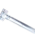 Offset Trailer Door Hinge 16 Inch Strap For Side Enclosed Cargo Utility RV Metal Construction showing rugged design