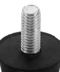8pcs Adjustable Rubber Furniture Leveling Feet With M6 Thread Screws For Desks And Chairs, Anti Slip, Noise Reduction, Easy Install, Perfect For Uneven Floors In Bedrooms And Living Rooms, black rubber foot with M6 screw