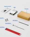 Active Balancing BMS for Lithium Battery Packs 4S-8S with 0.4A Transfer keeps components like the BMS, screws, and wires organized.