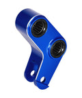 1.5 Inch Rear Drop Link Kit for Dirt Bikes, 40mm Lowering Link, CNC Aluminum, Blue Finish, Race Ready, Fits YZ125, YZ125X, YZ250, YZ250X, YZ250F, YZ450F, WR250F, WR450F Ready To Install. Blue CNC aluminum rear lowering link with two bearing mounts
