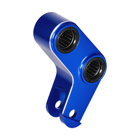1.5 Inch Rear Drop Link Kit for Dirt Bikes, 40mm Lowering Link, CNC Aluminum, Blue Finish, Race Ready, Fits YZ125, YZ125X, YZ250, YZ250X, YZ250F, YZ450F, WR250F, WR450F Ready To Install. Blue CNC aluminum rear lowering link with two bearing mounts
