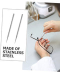 Two Pack Repair Hook for Eyeglasses and Sunglasses, Compact Portable Eyewear Tool for Quick Adjustments and Fixes, stainless steel hooks