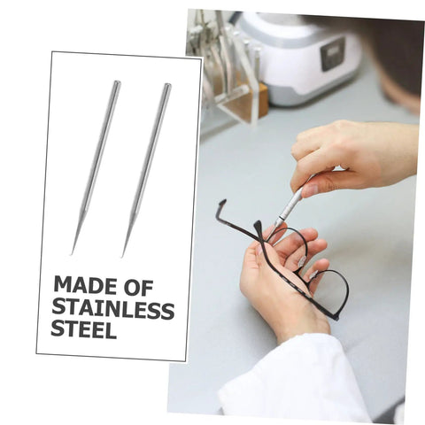 Two Pack Repair Hook for Eyeglasses and Sunglasses, Compact Portable Eyewear Tool for Quick Adjustments and Fixes, stainless steel hooks