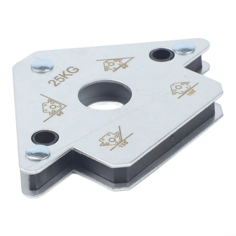Heavy Duty Magnetic Welding Positioner 75KG Multi-Angle Holder for Pros showing a detailed view of a 25KG magnetic tool for stability.