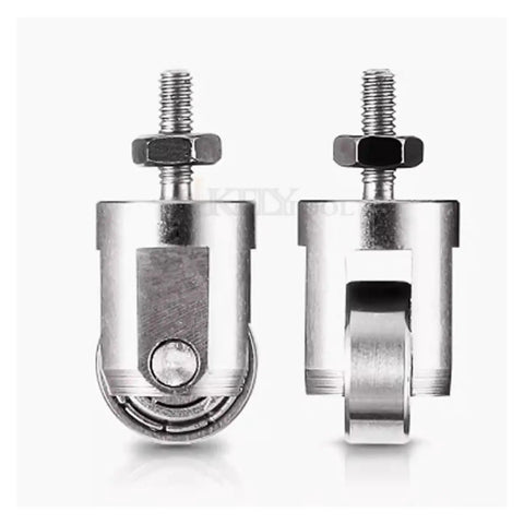 Digital Caliper, Micrometer Dial Indicator Wheel Probe Steel Tip M2.5 showing roller and screw detail, metal construction.