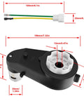24V Kids Ride On Car Motor Gearbox Upgrade Kit With 40000RPM High Speed Drive 12mm Shaft 35mm Motor Diameter Durable Replacement Parts