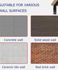 Heavy-Duty Wall Mount Shelf Brackets Rock Solid L Braces Built Tough For Max Weight Up To 150 Pounds suitable for concrete, wood, and brick walls.