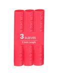 Heavy Wall Heat Shrink Cable Sleeves Red Industrial Grade Waterproof Wire Protection Covers For Direct Burial And Submersible Splices Pack Of Three