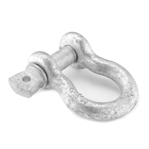 Shackles With Screw Pins Grade 43 3/8 Inch 10 Pack 4,000 Pound Safe Working Load Heavy Duty Link For Chains Hooks And Straps Bow Shaped Body For Easy Attachment And Frequent Use