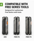 One Hand Opening Thumb Grip Accessory For Free Series P2 And P4 Multi Tools shown compatible with ARC, Free P2, Free P4