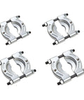 Four 2-inch heavy duty bearing splitter and separator for auto maintenance multipurpose tool with angled edges