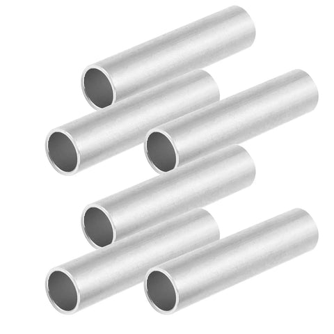 Ten Pack Aluminum Robot Tubes 12mm OD 10mm ID 50mm Length Built Tough And Lightweight For DIY Robotics And Industrial Projects High Strength Replacement Parts For Robotic Frames