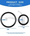 Rotating Spout Kitchen Faucet O Ring Kit Replacement Includes Two Sets Of Three O Rings One Set Ready To Use Plus Spare