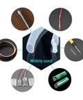 Premium Dual Wall Heat Shrink Tubing With Inner Adhesive Glue Layer For Waterproof Marine Cable Sleeve Shield 3 To 1 Rapid Shrink Profile super clear tubing showing various uses in electronics and wiring.