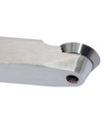 Close-up view of R16 Carbide Woodturning Tool Battle Ready Stainless Steel Lathe Finisher with round carbide insert.