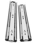 22 Inch Beefy Heavy Duty Drawer Slides Without Lock Full Extension Ball Bearing Industrial Slides With 3 Section Tracks